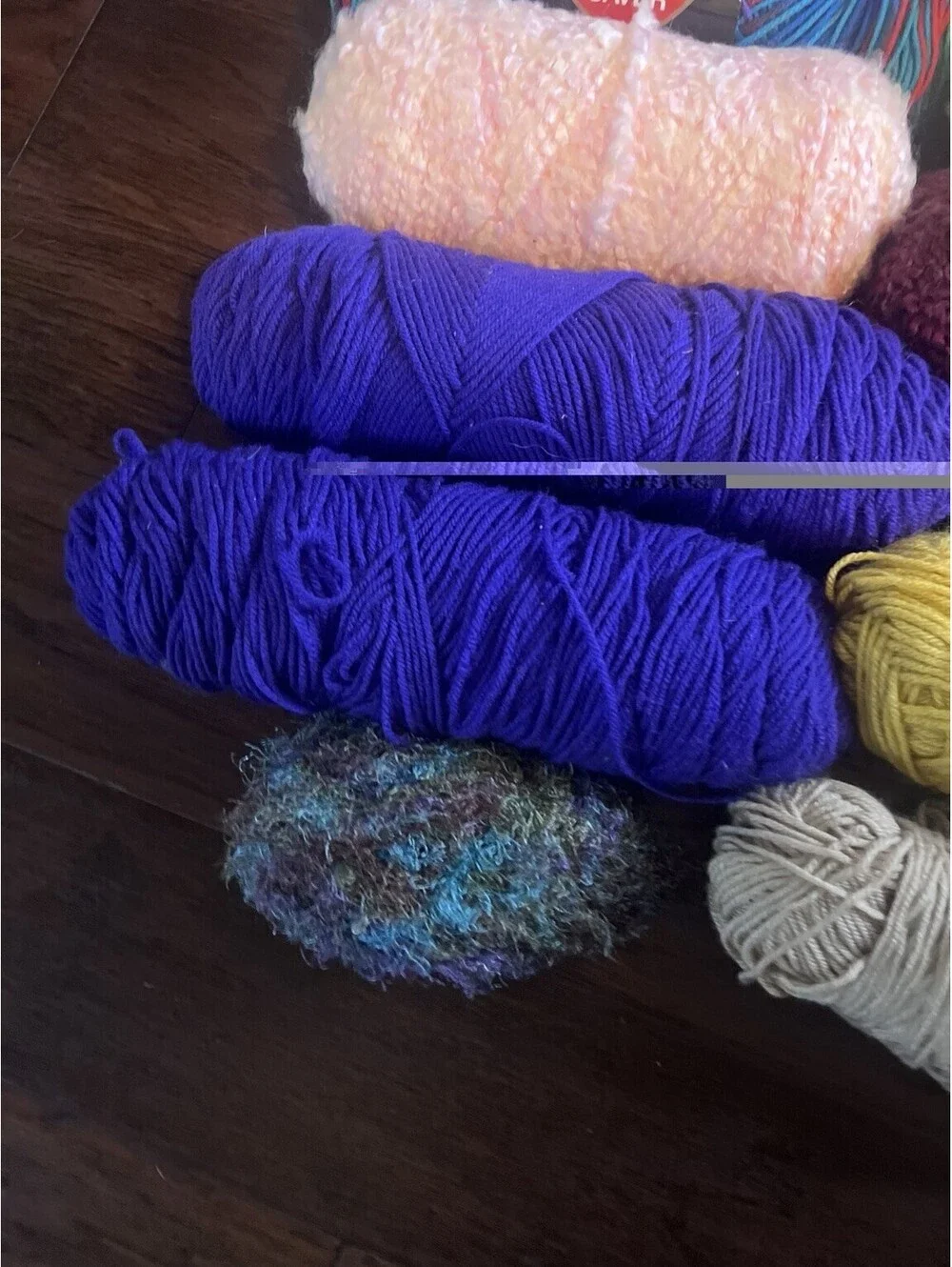 Large Mixed Yarn Lot 30+ Skeins Balls Red Heart Sugar’n Cream Craft Crochet